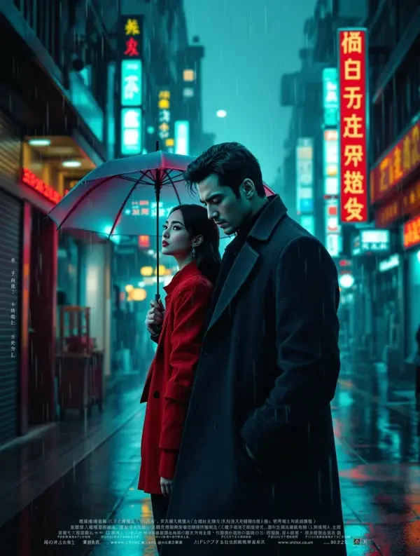 AI黄豆免费《夜色迷城》悬疑推理短剧封面海报
